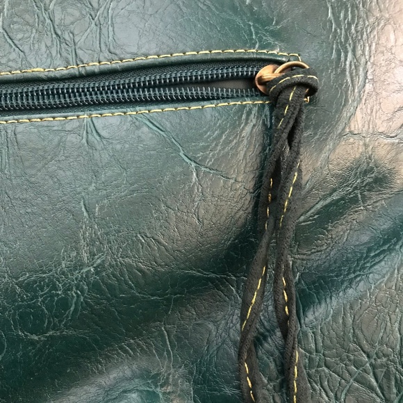 Candie's Dark Green/Teal Tote - Picture 6 of 14